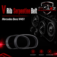V-ribbed Serpentine Belt 0019939696 Compatible With Mercedes Benz W451