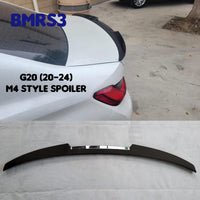 Rear Bumper Spoiler M4 Style BMRS3 Compatible With BMW G20 (2020-24)