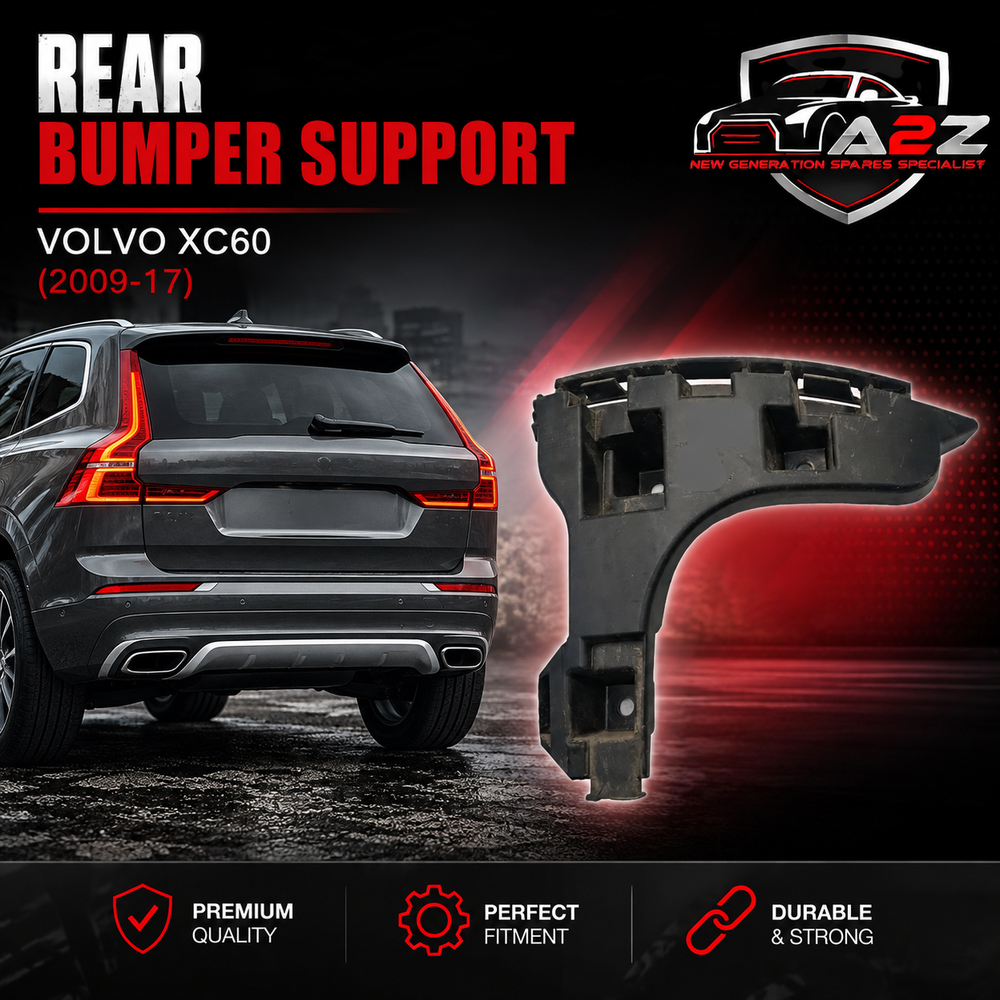 Rear Bumper Bracket Left 30763440 31365451 Compatible With Volvo XC60 (2009-17)