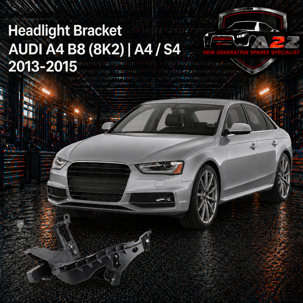 Front Headlight Bracket Left 8K0805607B & Right 8K0805608B Compatible With AUDI A4 B8 (8K2) | A4 / S4 Tag No.22