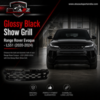 Glossy Black Show Grill LR134491 Compatible With Land Rover Range Rover Evoque - L551 (2020-2024) Tag No.37