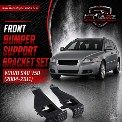 Front Bumper Support Bracket Left 30678481 & Right 30678482 Compatible With S40 V50 (2004-2011)
