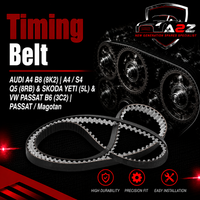 Timing Belt 941032 03L109119 03L109119A 03L109119F Compatible With AUDI A4 B8 (8K2) | A4 / S4 Q5 (8RB) & SKODA YETI (5L) & VW PASSAT B6 (3C2) | PASSAT / Magotan (DAYCO)