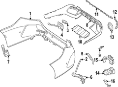 Rear Exhaust Chrome Left 2068858303 & Right 2068858403 Compatible With Mercedes-Benz C-CLASS W206 (2022-2025) Tag No.271