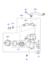 Oil Cooler Hose LR006660 Compatible With DISCOVERY SPORT (L550) FREELANDER 2 (L359) | LR2 RANGE ROVER EVOQUE (L538)