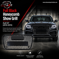 RSQ7 Full Black Honeycomb Show Grill Compatible With Audi Q7(2010-2015) Tag No.162