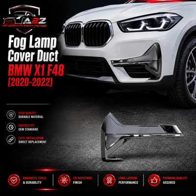 Fog Lamp Cover Duct Left 51117954247 & Right 51117954248 Compatible With BMW X1 F48 LCI (2020-2022) Tag No.455