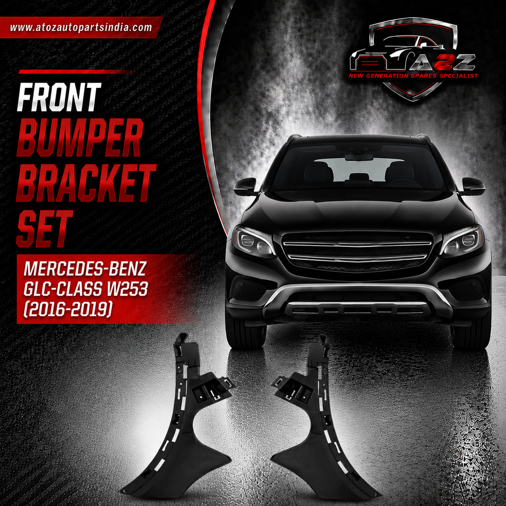 Front Bumper Bracket Left 2538851700 & Right 2538851800 Compatible With Mercedes-Benz GLC-CLASS W253 (2016-2019) Tag No.990