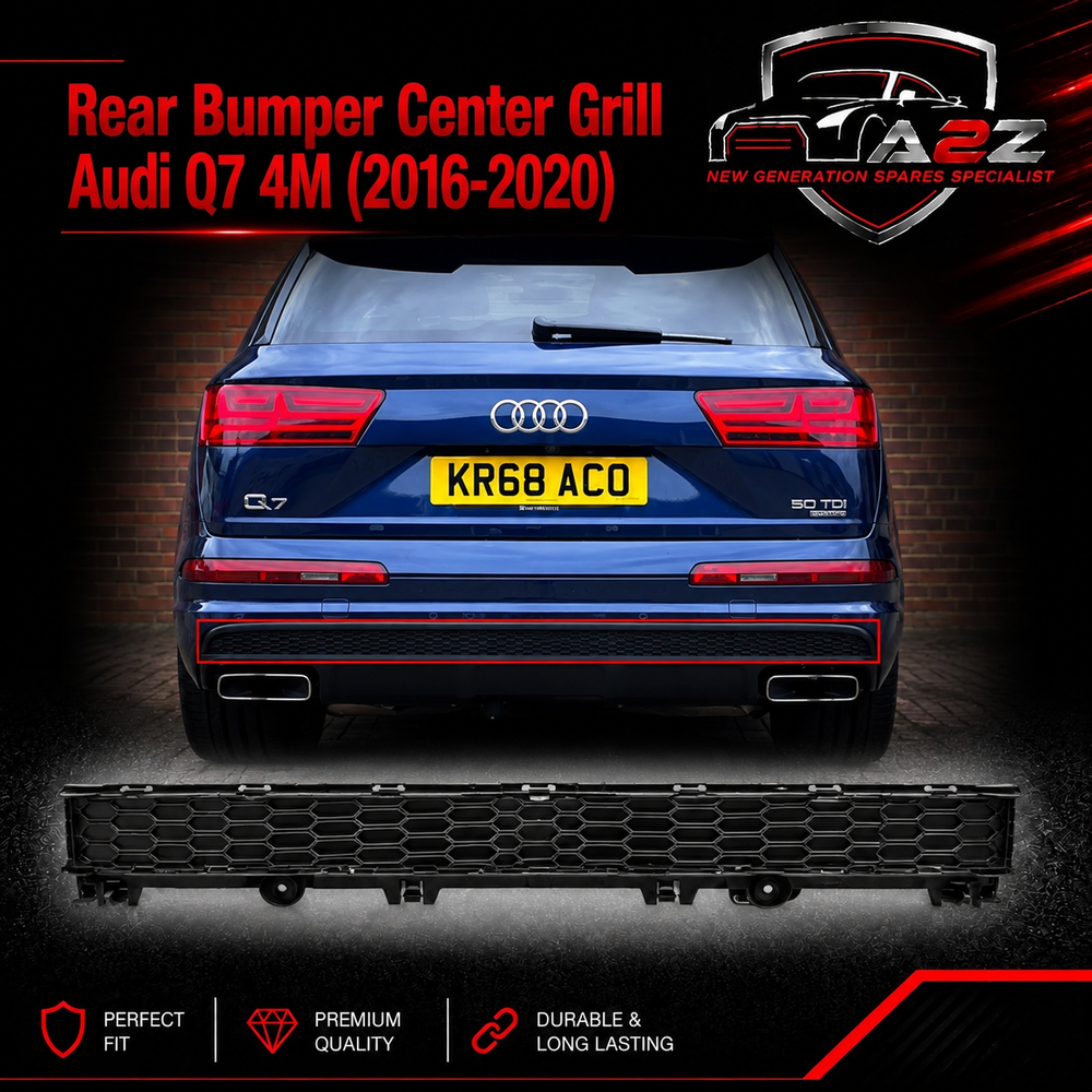 Rear Bumper Center Grill 4M0807834 Compatible With Audi Q7 4M (2016-2020) Tag No.181