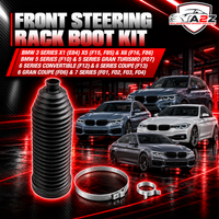 Front Steering Rack Boot Kit 32106791561 Compatible With BMW 5 Series (F10) & 5 Series Gran Turismo (F07) & 6 Series Convertible (F12) & 6 Series Coupe (F13) & 6 Gran Coupe (F06) & 7 Series (F01, F02, F03, F04)