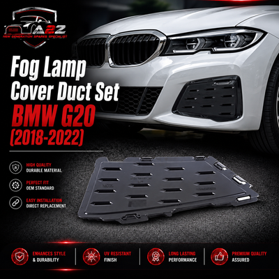 Fog Lamp Cover Duct Set Left 51118075663 & Right 51118075664 Compatible With BMW G20 (2018-22) Tag No.488