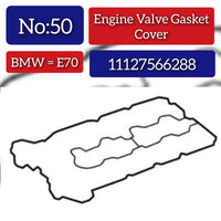 Engine Valve Cover Gasket 11127566288 Compatible With BMW N63 E70 Tag No.50
