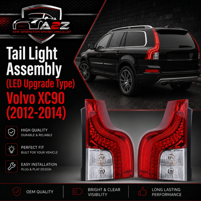 Tail Light Set (LED Upgrade Type) Left 31335506 & Right 31335507 Compatible With Volvo XC90 (2012-2014)