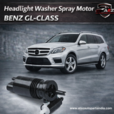 Windshield Washer Pump A1648690421 Compatible With MERCEDES-BENZ GL-CLASS (X164) & GL-CLASS (X166) & GLC (X253) & GLE (W166)