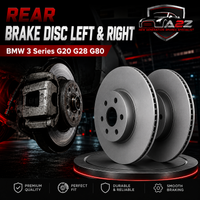 Rear Brake Disc Left 34206896227 & Right 34206896228 Set Compatible With BMW 3 Series G20 G28 G80