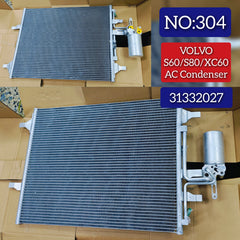 AC Condenser 31332027 31305212 Compatible with VOLVO S60 II (134) & XC60 I SUV (156) & XC60 I VAN (156)