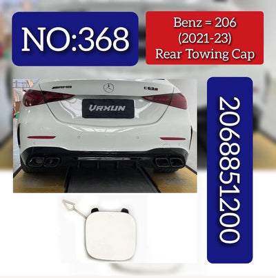 Rear BUMPER TOW HOOK COVER TOW EYE COVER (Towing Cap) 2068851200 Compatible With MERCEDES BENZ C-CLASS W206 2021-2023
