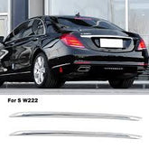 Rear Bumper Chrome Left 2228851121 & Right 2228851221 Compatible With MERCEDES BENZ S-CLASS W222 2014-2020