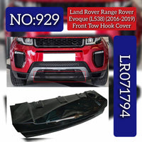 Front Tow Hook Cover LR071794 Compatibe With Land Rover Range Rover Evoque (L538) (2016-2019) Tag No.929