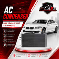 AC Condenser 64536805452 64539219843 64539350375 64539189238 Compatible with BMW 5 Series (F10) LCI & 6 Series (F12)