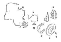 Front Wheel Hub 31202284235 & 31207857506 Compatible With BMW 2-Series Coupe (F22, F87) & 3-Series (F30, F80) & 4-Series Coupe (F32, F82)