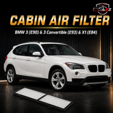 Cabin Air Filter 64319142115 & E1959LI & LA248 Compatible With BMW 3 (E90) & 3 Convertible (E93) & X1 (E84) Tag 6