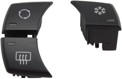 Dashboard AC Button 3Pcs/Set Black 64119236778 Compatible with BMW 1 3 X1 E81 E82 E87 E88 E90 E91 E92 E93 E84 F25
