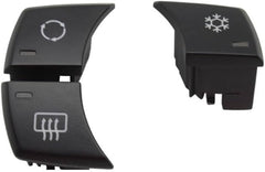 Dashboard AC Button 3Pcs/Set Black 64119236778 Compatible with BMW 1 3 X1 E81 E82 E87 E88 E90 E91 E92 E93 E84 F25