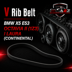 V-ribbed Drive Belt 11287507626 Compatible With BMW X5 E53