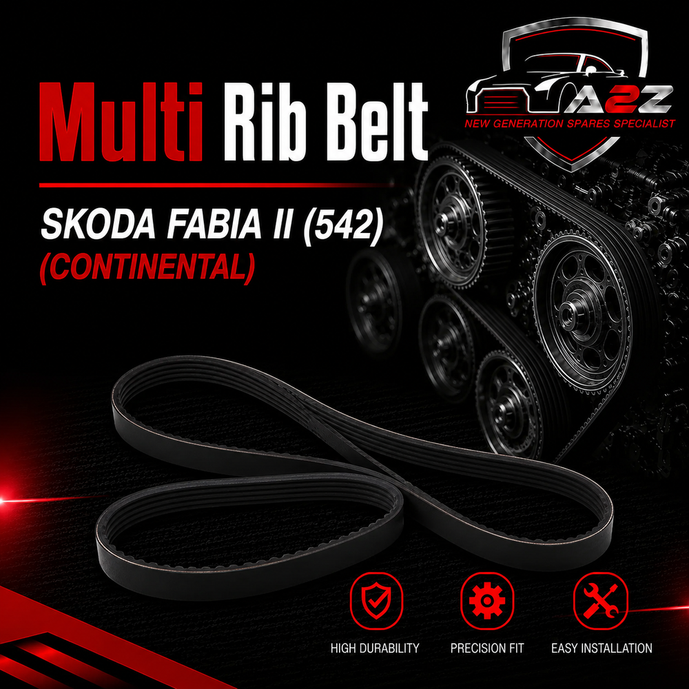 Multi Rib Belt 6PK1740 6Q0260849A Compatible With SKODA FABIA II (542) (CONTINENTAL)