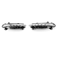Fog Lamp Fog Light Drl Led Drl Compatible With Mercedes C Class W204 2011-2014 E Class W221 2009-2013 R Class W251 2011-2015 Fog Lamp Fog Light Drl Led Drl Right 2218201856