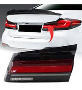 Inner Tail Light Rear Lamp Compatible With BMW 5 Series G30 Inner Tail Light Rear Lamp Left 63218493815 63215A38AF1 & Right 63218493816 (2020-2022) Tag No.61