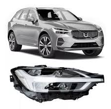 Headlight Headlamp Left 31656616 & Right 31656617 (Without Blaster) Compatible With VOLVO XC60 (2017-2021)