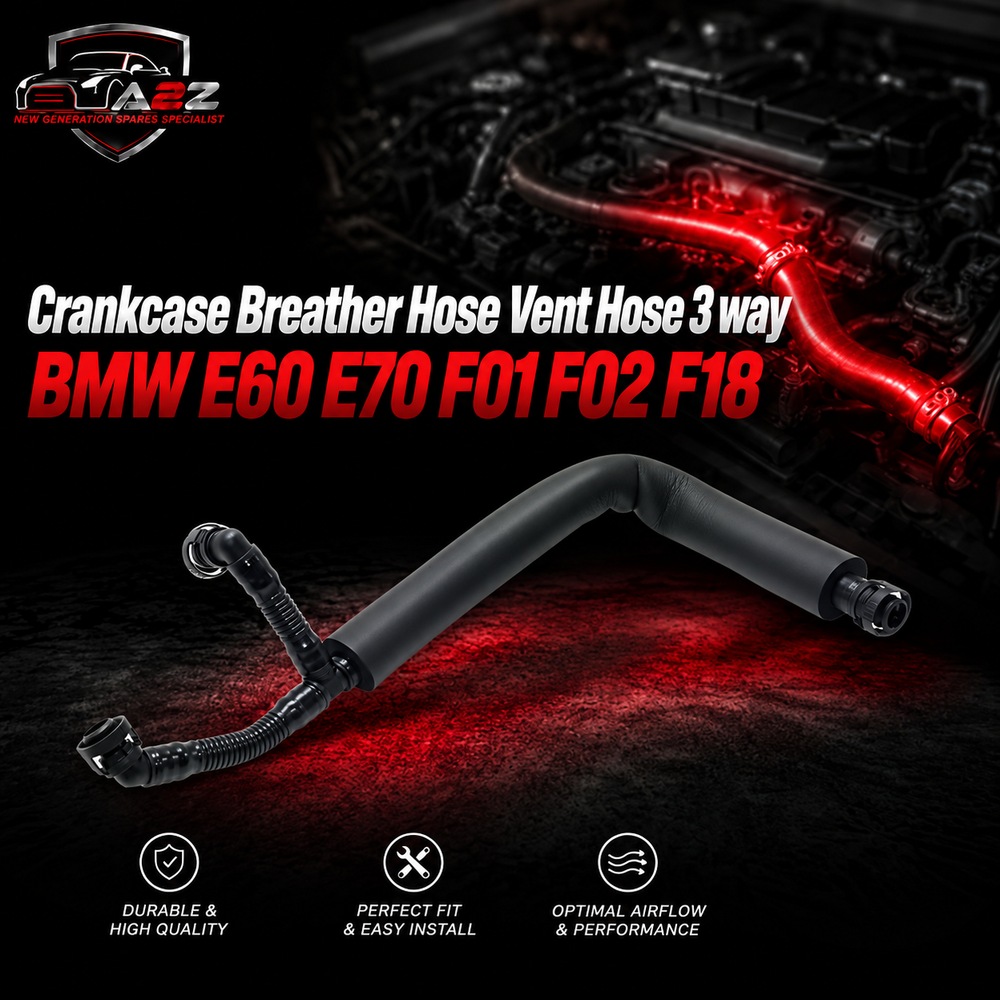 Crankcase Breather Hose Vent Hose 3 Way 11157559528 Compatible With BMW E60 E70 F01 F02 F18
