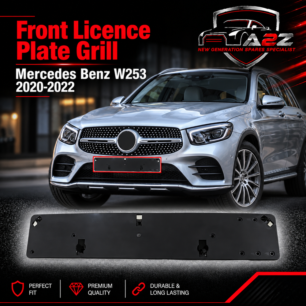 Front Licence Plate Grill 2538802100 A2538802100 Compatible With Mercedes Benz W253 2020-22 Tag No.364
