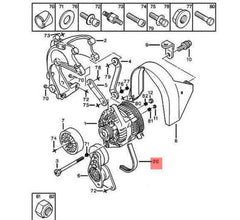 Multi Rib Belt 6PK1660 11281247284 Compatible With BMW 1 (F21), 3(F30, F80), 3 Gran Turismo, 5 (F10), 5 (G30, F90), X3 (F25), X3 (G01, F97, G08), X4 (G02, F98) (CONTINENTAL)