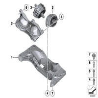Engine Transmission Mount 22326775907 Compatible With BMW F02 F07 F10 F18