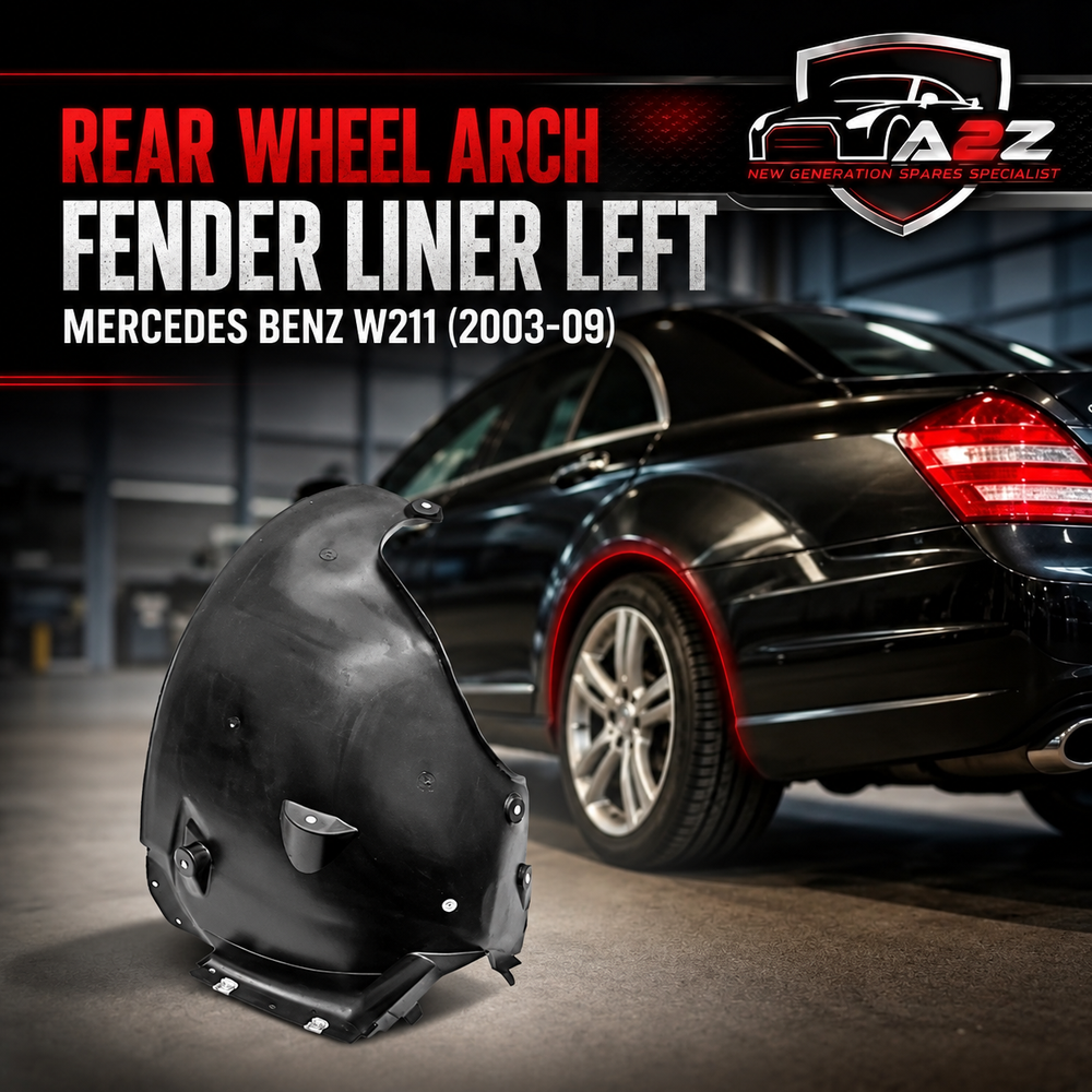 Rear Wheel Arch Fender Liner Left 2116901330 Compatible With Mercedes Benz W211 (2003-09)