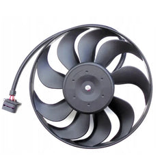 Engine Cooling Fan Motor Fan Assembly (Small) 6Q0959455A Compatible With SKODA FABIA II (542) & VW POLO V (6R1, 6C1)