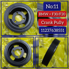 Crankshaft Pulley 11237638551 Compatible With BMW 1 Series (F20) & 3 Series (F30, F80) Tag-CP-11