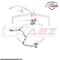 Front Left/Right ABS Wheel Speed Sensor C2D47189 C2D3410 Compatible With JAGUAR XF I X250 & XJ X351