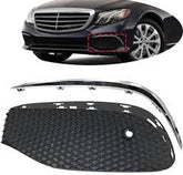 Fog Lamp Cover Left 2138851122 & Right 2138850822 & A2138851122 Fog Lamp Chrome Left 2138850174& Right 2138850274 Compatible With MERCEDES-BENZ E-Class W213 2016-2020