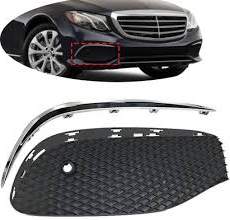 Fog Lamp Cover Left 2138851122 & Right 2138850822 & A2138851122 Fog Lamp Chrome Left 2138850174& Right 2138850274 Compatible With MERCEDES-BENZ E-Class W213 2016-2020