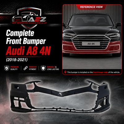 Complete Front Bumper 4N0807065A Compatible With Audi A8 4N (2018-2021) Tag No.65