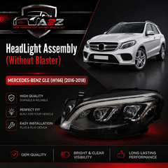 Complete Headlight Headlamp Assy Left A1669062103 & Right A1669062203 (Without Blaster) Compatible With MERCEDES-BENZ GLE (W166) (2016-2018) Tag No.116