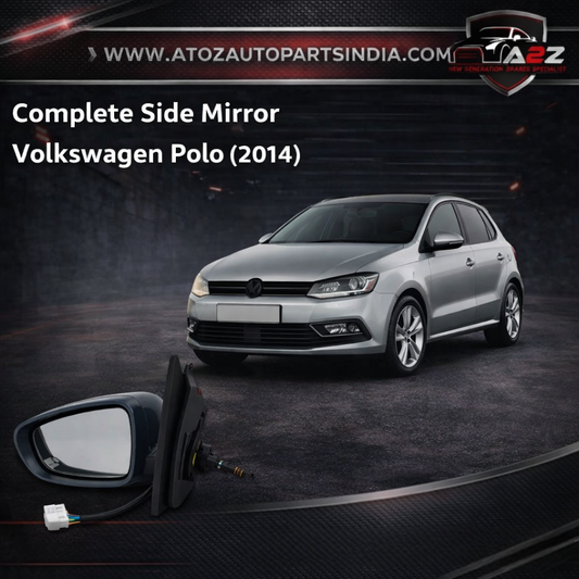 Side Mirror Set Left 6C0857501 & Right 6C0857502 Compatible With Volkswagen polo (2014)