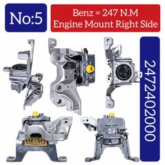 Engine Mount Right Side 2472402000 Compatible With Mercedes-Benz 247