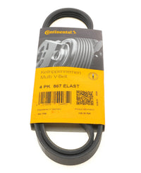 Elast Multi Rib Belt 4PK867 ELAST 64557809801 Compatible With BMW 5 (E60), X5 (E70), X6 (E71, E72) (CONTINENTAL)