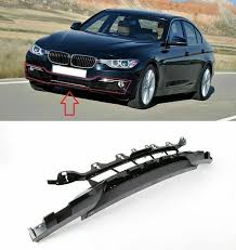 Front Middle Bumper Lower Center Mesh Bezel Grille 51117263478 Compatible With BMW 3 Series F30 Tag-BG-57