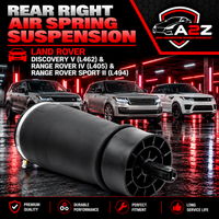 Rear Right Air Spring Suspension LR034262 LR044853 LR052171 LR081576 Compatible With LAND ROVER DISCOVERY V (L462) & RANGE ROVER IV (L405) & RANGE ROVER SPORT II (L494)